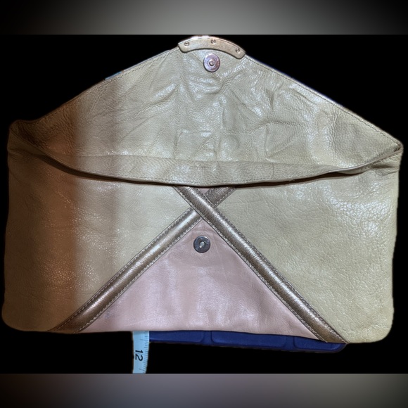 Chloé Chloe Leather Envelope Clutch Bag Purse - Picture 4 of 9